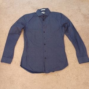 Men's Express Slim Fit Dress Shirt Size XS